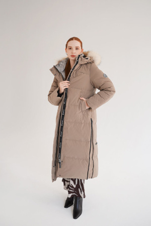 Пальто пуховое Сортавала Nordic Goose (Женский; 46; Капучино без*Меха)